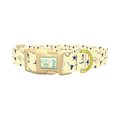 Cowboy Western Heart Dog Collar - plastic gold