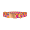 Geometric Valentine Dog Collar - metal rose gold