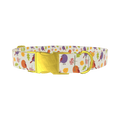 Autumn Bird Dog Collar - metal gold