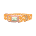 Yellow Blossom Dog Collar - plastic rose gold