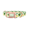 Leprechaun Hat Rainbow Dog Collar - plastic rose gold