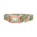 Camouflage Splatter Dog Collar - plastic rose gold