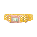 Polka Dot Dog Collar - plastic rose gold