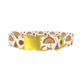 Bohemian Rainbow Dog Collar - metal gold