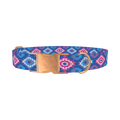 Ombre Tribal Diamond Dog Collar - metal rose gold