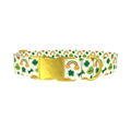 St. Patrick's Icon Dog Collar - metal gold
