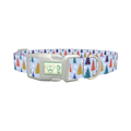 Christmas Tree Dog Collar - plastic silver