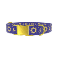 Sun and Moon Dog Collar - metal rose gold