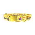 Birthday Cake Dog Collar - metal gold
