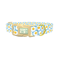 Egg Pattern Dog Collar - plastic gold