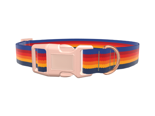 Geometric Stripes Dog Collar