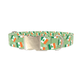 St. Patrick's Flag Dog Collar - metal gold