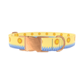 Beach Sun Dog Collar - metal silver
