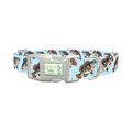 Bass Fish Dog Collar - plastic silver