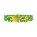Birthday Floral Dog Collar - metal gold
