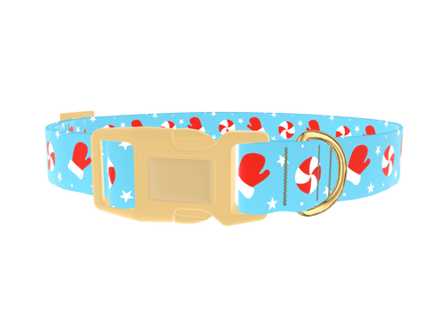 Peppermint Mitten Dog Collar