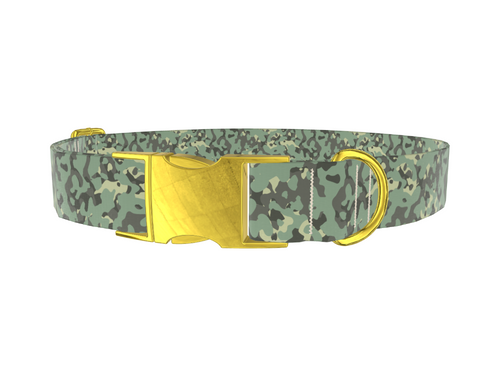 Olive Camouflage Dog Collar