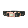 Space Star Dog Collar - plastic rose gold