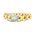 Spicy Pepper Flame Dog Collar - plastic silver