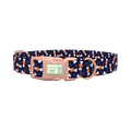 Halloween Bones Dog Collar - plastic rose gold