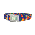 Festive Gift Dog Collar - plastic silver