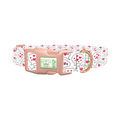 Romantic Speech Bubble Dog Collar - plastic rose gold