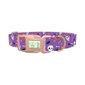 Halloween Moon Dog Collar - plastic rose gold