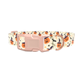 Witchy Pumpkin Halloween Dog Collar - plastic silver