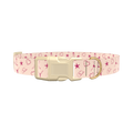 Cowboy Heart Dog Collar - plastic rose gold