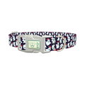 Christmas Ghost Dog Collar - plastic silver