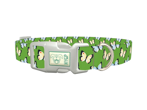 Floral Butterfly Dog Collar