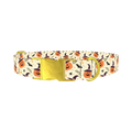 Witchy Pumpkin Halloween Dog Collar - metal gold
