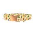 Beach Summer Dog Collar - metal rose gold