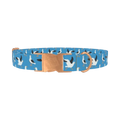 Bee Garden Dog Collar - metal rose gold