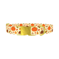 Thanksgiving Feast Dog Collar - metal gold