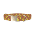 Western Cactus Dog Collar - metal silver
