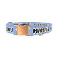 Mamas Boy Dog Collar - metal rose gold