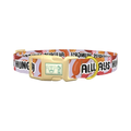 Meat Lover Dog Collar - plastic gold