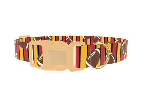 Football Stripe Dog Collar