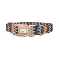 Tribal Ikat Dog Collar - plastic rose gold