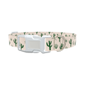 Desert Sun Cactus Dog Collar - plastic gold