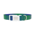 Gradient Blue Dog Collar - plastic silver