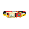 Key West Buoy Dog Collar - plastic gold