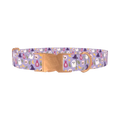 Halloween Ghost Dog Collar - metal rose gold
