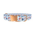 Patriotic Bows Dog Collar - metal rose gold