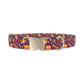 Mardi Gras Celebration Dog Collar - metal silver