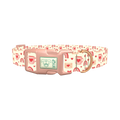 Valentine Mug and Envelope Dog Collar - plastic rose gold