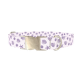 Seashells Ocean Dog Collar - metal silver