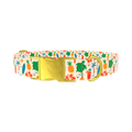 Beach Turtle Dog Collar - metal rose gold