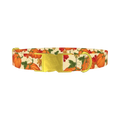 Autumn Pumpkin Dog Collar - metal gold